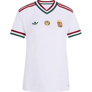 adidas Дамска футболна фланелка Adidas Hungary Away Shirt World Cup 2026 Womens - White/Red