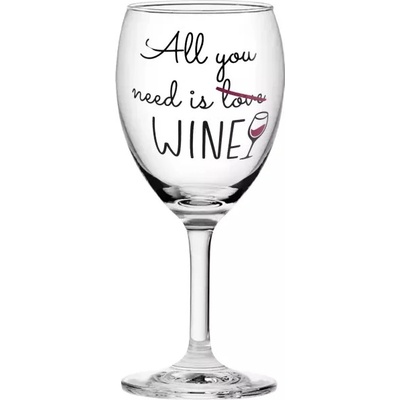 Albi Sklenice na víno All you need is love Wine 220 ml
