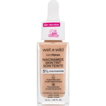 Wet n Wild Bare Focus Niacinamide Skin Tint лек хидратиращ фон дьо тен 32 ml нюанс Light