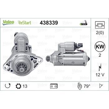 Startér VALEO 438339