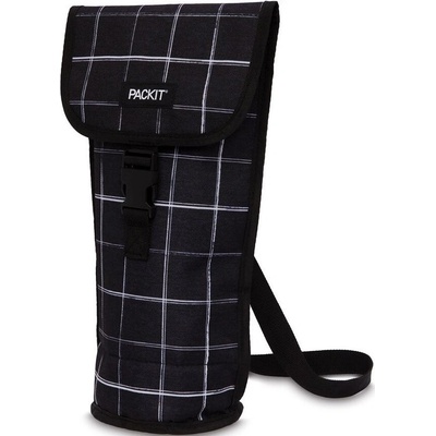 Chladiaci box na víno Packit Napa Wine Cooler - Black Grid uni