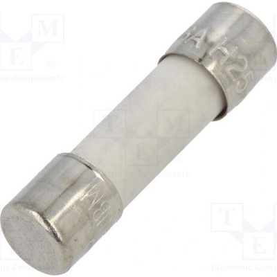 CONQUER ELECTRONIC UBM 16A 250V Pojistka: tavná; keramická,kulatý; 16A; 250VAC; rychlá; 5x20mm