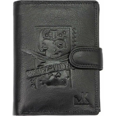 Pánska kožená peňaženka Money Kepper TCC 5601B-6 RFID Black Classic