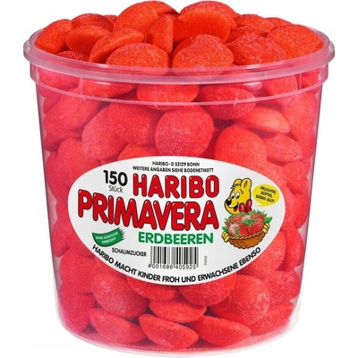 Haribo Primavera Erdbeeren penové jahody 1050 g