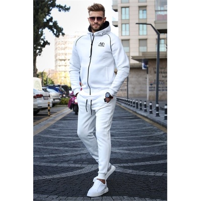 Madmext Мъжки спортен комплект 5660 - Бял #323208 (323208_Бяло)