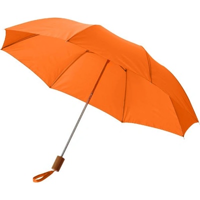 Skladací 2-dielny dáždnik v puzdre Orange