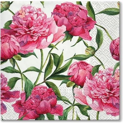 TaT servítky Pink Peonies 33x33cm