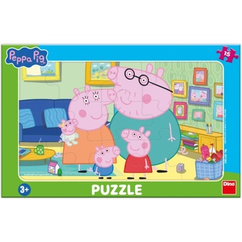 Dino - Puzzle Peppa in the living room - 1 - 39 piese