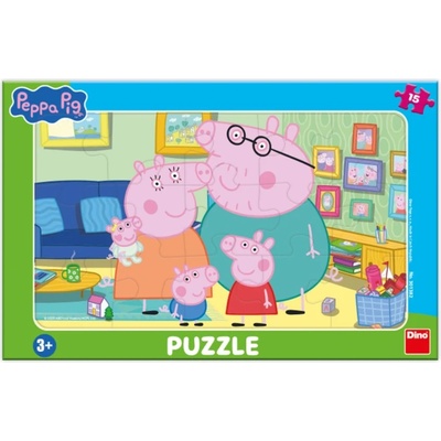Dino - Puzzle Peppa in the living room - 1 - 39 piese