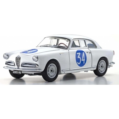 Kyosho Alfa Romeo Giuletta SV No.34 Targa Florio 1960 1:18