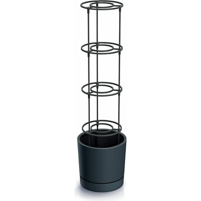 Prosperplast Kultivačný kvetináč Home Grower - antracit 29 cm