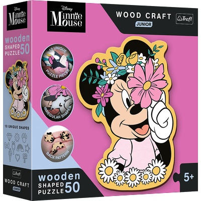 Trefl - Puzzle In Minnie's World wooden - 40 - 99 piese