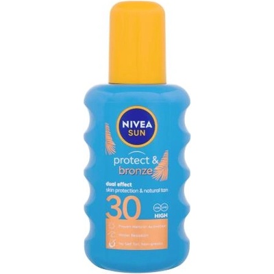 Nivea Sun Protect & Bronze Sun Spray SPF30 водоустойчив защитен спрей 200 ml