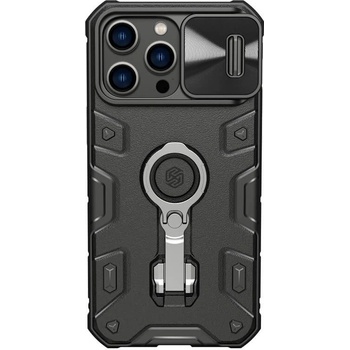 Nillkin Magsafe Калъф с Поставка за iPhone 14 Pro Max, NILLKIN CamShield Armor Pro Case, Черен (6902048248861)