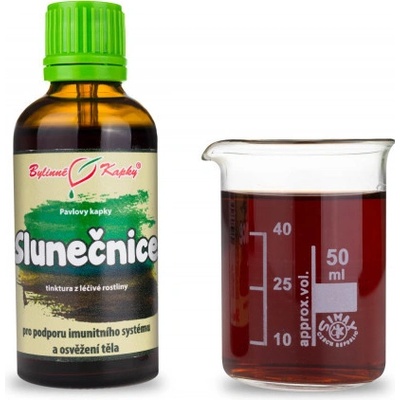 Bylinné kapky Pavlovy bylinné kapky Slunečnice tinktura 50 ml