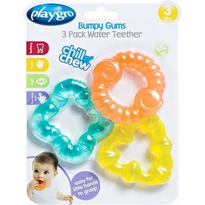 Playgro sada 3 chladivých hryzátiek