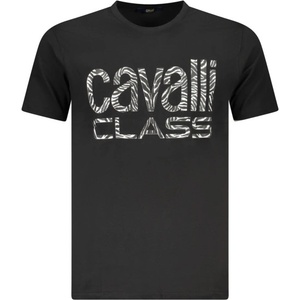 Cavalli class Тениска с къс ръкав за мъже cavalli class, Размер 2xl, Цвят Черен (txt61djd060_ne05051)