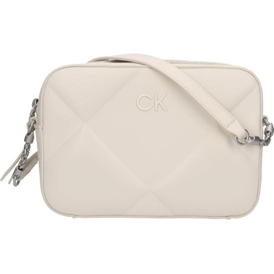 Calvin Klein dámská crossbody kabelka Quina krémová