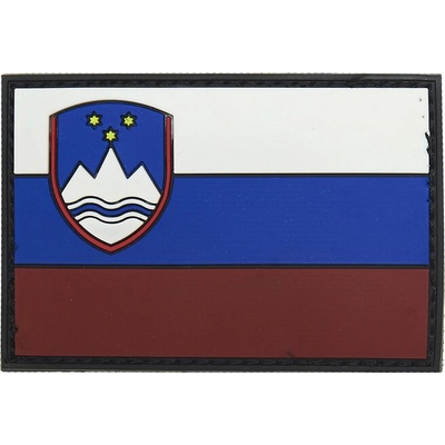 Gumová nášivka 101 Inc vlajka Slovinsko - farebná