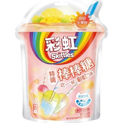 Skittles Asia lízátka s příchutí ovocných čajů 54 g