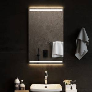 vidaXL LED огледало за баня, 50x80 см (3154065)