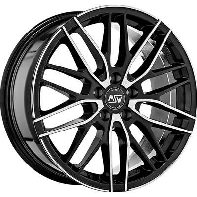 MSW 72 8x18 5x112 ET28 gloss black polished