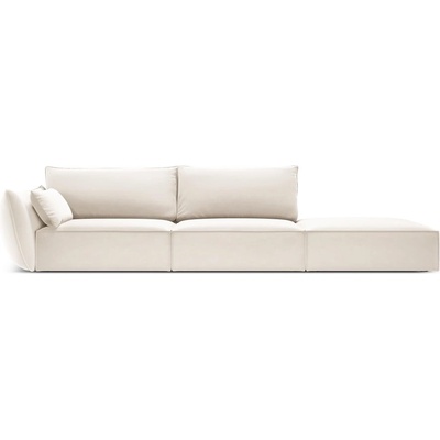 Mazzini Sofa Бежов кадифен диван ляв ъгъл 264 cm Vanda - Mazzini Sofas (MAZ_3SOR_51_F1_VANDA1)