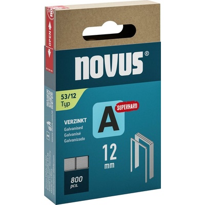 NOVUS NOVUS sponky A53, 12mm, 800ks supertvrdé