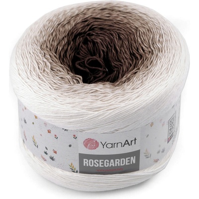 Bavlněná pletací příze Rosegarden 250 g Varianta: 18 (308) krémová nejsvět. hnědá, Balení: 1 ks