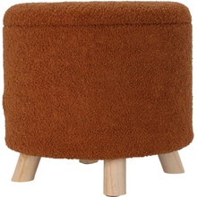 HOMESTYLING Taburet s úložným priestorom TEDDY 40 cm hnedá