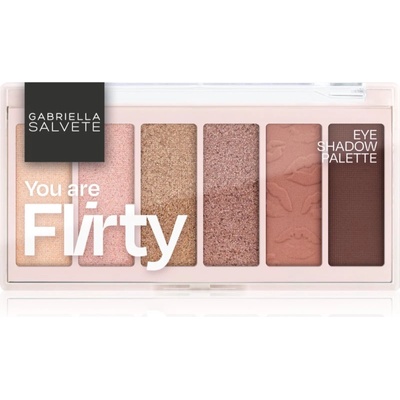 Gabriella Salvete Eyeshadow 6 Shades Palette палитра от сенки за очи цвят You are Flirty 12 гр