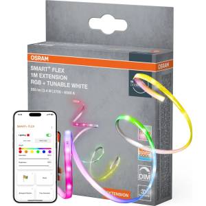 OSRAM - Разширителен комплект за димируема LED лента RGB+TW SMART+ FLEX 1m LED/3, 4W/24V (P228042)