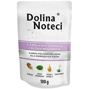 Dolina Noteci PREMIUM за малки породи с заек, боб и ориз 100 г
