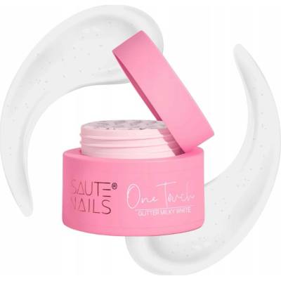 Saute Nails Gel na nehty One Touch Milky White 30 g