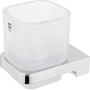 Nimco Maya Pohárik na kefy a pastu s držiakom, matné sklo/chróm MA 29058C-26