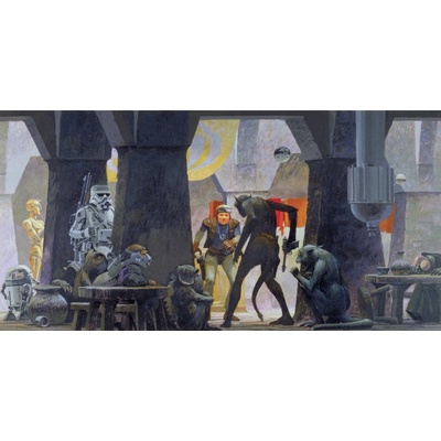 Komar Vliesová fototapeta Star Wars Classic RMQ Mos Eisley Streets rozměry 500 x 250 cm