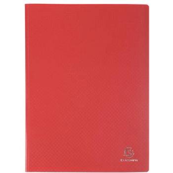 Exacompta Папка за презентации, 30 джоба, A4, EXACOMPTA "Opaque", червена 8835E (8835E)