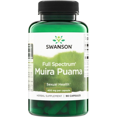 Swanson Muira Puama Root 400 mg 90 kapslí