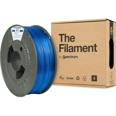 Spectrum TF-24027, PETG, 1.75mm, TRANSPARENT BLUE, 1kg