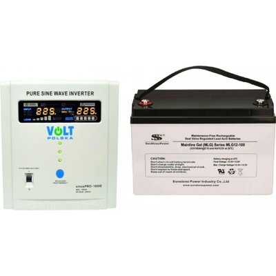 VSelektro záložní zdroj 1050W sinusPRO-1500E + AKU 100Ah