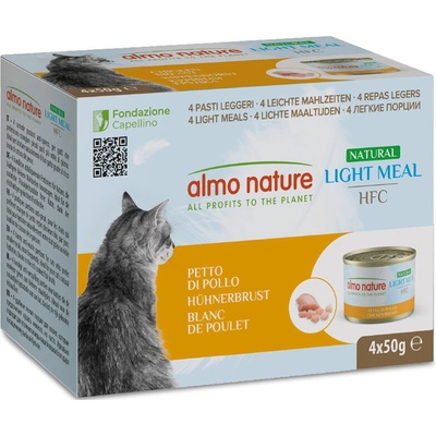 Almo Nature HFC Natural Light kuracie prsia 4 x 50 g