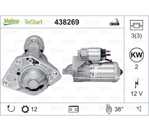 Startér VALEO 438269