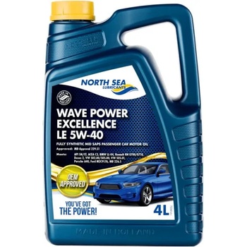 Image 1 of North Sea Lubricants Nsl wave power excellence le 5W-40 4 l