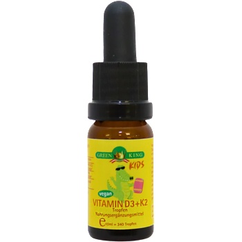 Green King Kids Vitamin D3+K2 - 10 мл