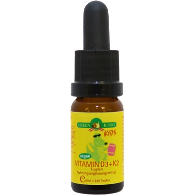 Green King Kids Vitamin D3+K2 - 10 мл