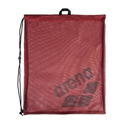 arena one go mesh bag тъмно червен