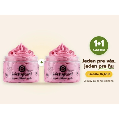 PANAKEIA Láskykvet Šľahané telové maslo 2 x 150 ml