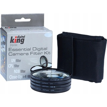 King sada filtrů PL-C+UV+ ND8 +4 55mm