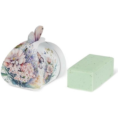 Bellatex Přírodní mýdlo 50g s arganovým olejem 50g, 8x8x6 cm růžová