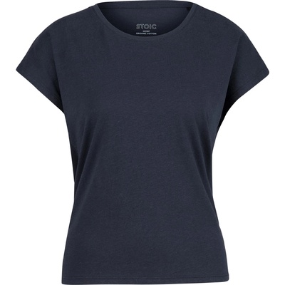 Stoic Дамска тениска Stoic Women's Hemp30 UtbySt. Loose Tee T-shirt - Space Blue (916-6609-0312)